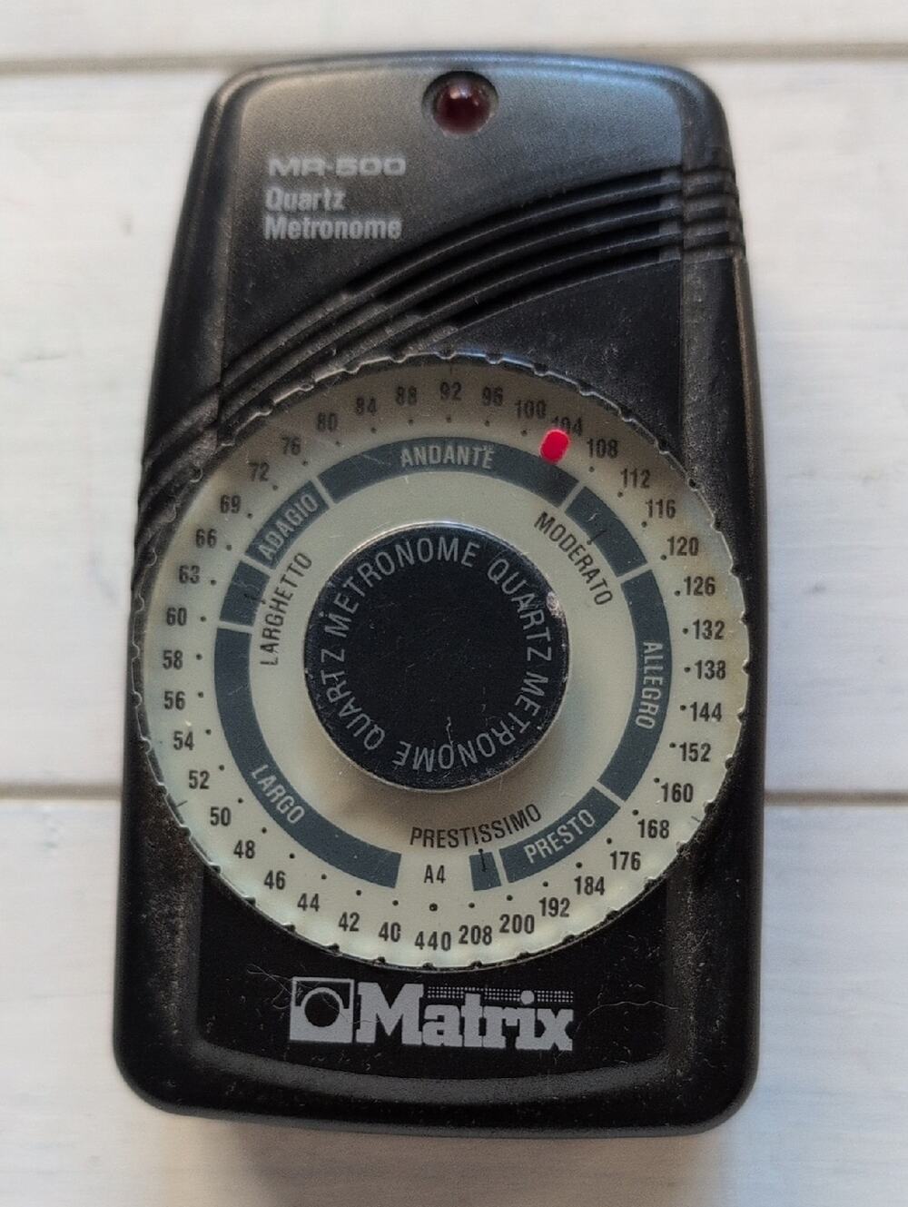 Matrix MR-500 Quartz Metronome in Black